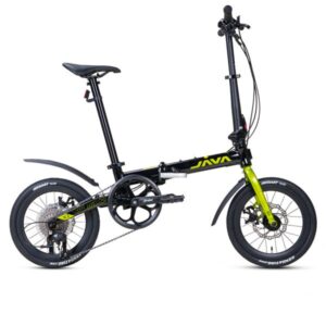 Xe Đạp Gấp Folding JAVA X2 16 – Phanh Đĩa, Bánh 16 Inches 18 X216 BlackGreen 600x600 (1)