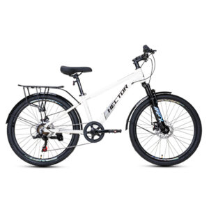 Xe Đạp Địa Hình MTB HECTOR Captain – Phanh Đĩa, Bánh 24 Inches 18 captain white 1