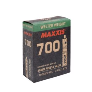 Ruột Xe Đạp 700×23/32C 60mm Van Nhỏ (Presta) MAXXIS Welter Weight Bicycle Tube
